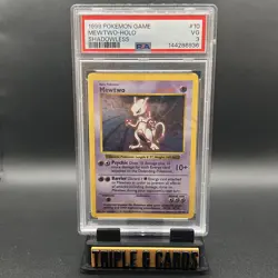1999 Pokemon Shadowless Mewtwo Holo #10 PSA 3 Base Set🔥 - Image 1