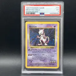 1999 Pokemon Shadowless Mewtwo Holo #10 PSA 3 Base Set🔥 - Image 5