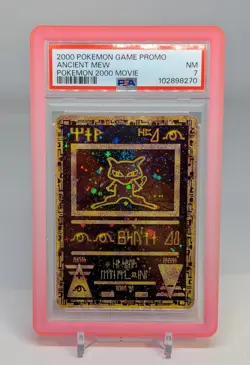 PSA 7 ✨ Ancient Mew Promo 🌀 X2 Swirl 🌀 Pokemon Movie 2000 + 🌸PSA Guard - Image 1