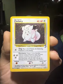 Clefairy Holo Rare Base Set 2 006/130 Pokemon English LP - Image 1