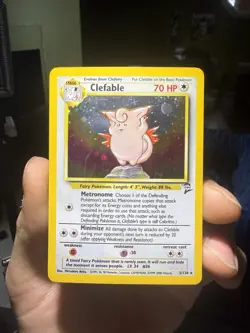 Clefable 005/130 Base Set 2 Holo Pokemon English LP - Image 1