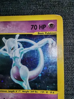 Pokemon Mewtwo Expedition 20/165 English Holo Swirl 🍥 Moderately Played - Image 4