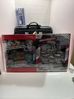 Sams Club Pokemon White Flare Binder Collection and Poster Collection IN HAND - Image 1