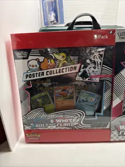 Sams Club Pokemon White Flare Binder Collection and Poster Collection IN HAND - Image 2