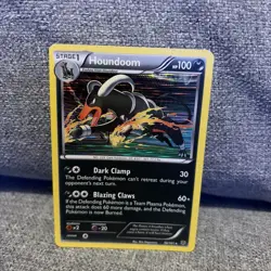 Houndoom 56/101 Rare Holo Plasma Blast Pokemon TCG - Image 1