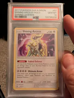 Pokemon Shining Arceus 57/73 Shining Legends Shiny Holo Rare PSA 10 - Image 1