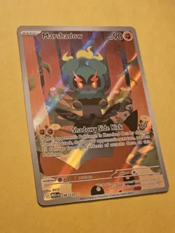 2025 POKEMON MEGA EVOLUTION IR FULL ART HOLO MARSHADOW 146/132 NM - Image 2