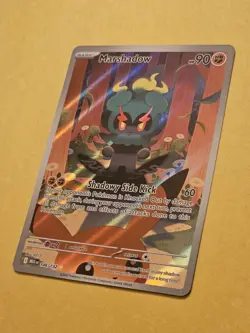2025 POKEMON MEGA EVOLUTION IR FULL ART HOLO MARSHADOW 146/132 NM - Image 3