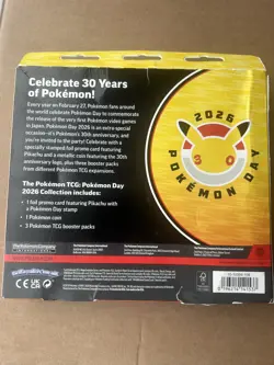 ⚡ Pokemon TCG Pokemon Day 2026 Collection Box Brand New - box damage - Image 4
