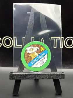 Cubone #104 Pokemon Hasbro Master Trainer Green Game Piece / Chip 1998 LP - Image 2