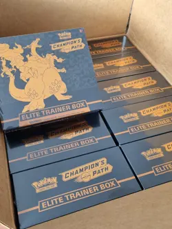 Champion's Path Elite Trainer Box Case Sealed - 10x Sealed ETB SWSH3.5 Pokemon - Image 1