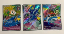 Pokemon 2026 First Partner Illustration Collection Series 1 Promos Set 43-45 - Image 1
