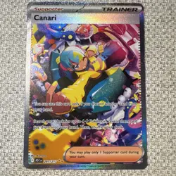 Pokemon TCG Canari Full Art Holo ASC EN 291/217 Illustration Rare Trainer - Image 1