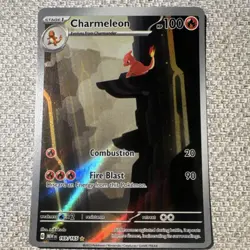 Pokemon TCG Charmeleon Scarlet & Violet 151 Alt Art Holo Rare 169/165 2023 - Image 1