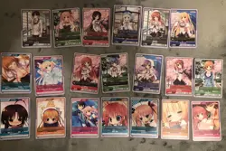 DIVINE CROSS ALIA'S CARNIVAL Normal Lot of 20 Waifu Cards - Rare R & Normal N - Image 1