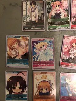 DIVINE CROSS ALIA'S CARNIVAL Normal Lot of 20 Waifu Cards - Rare R & Normal N - Image 2