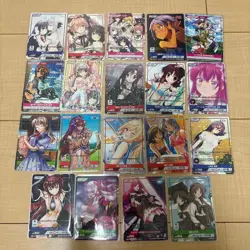 DIVINE CROSS Card Game Promos 19x Bulk Holos Foils JPN Anime Waifus - Image 1