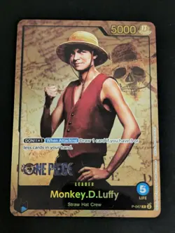 Monkey.D.Luffy P-047 Premium Card Collection Live Action Edition Near Mint NM - Image 1