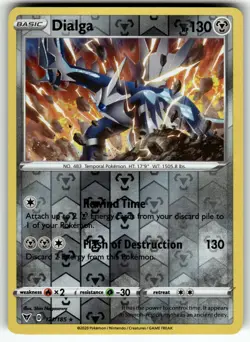Dialga 121/185 SWSH04: Vivid Voltage NM Pokemon Card TCG - Image 1