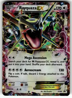 Rayquaza EX (Shiny) XY69 XY Promos HP Pokemon Card TCG - Image 1