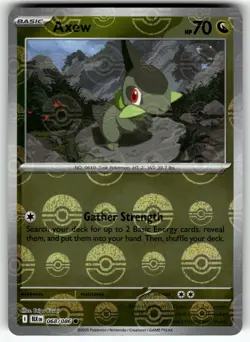 Axew (Poke Ball Pattern) 068/086 SV: Black Bolt NM Pokemon Card TCG - Image 1