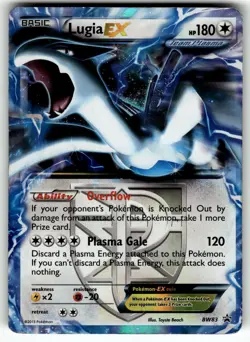 Lugia EX (Team Plasma) BW83 Black and White Promos MP Pokemon Card TCG - Image 1