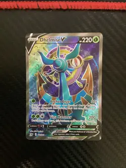 Dhelmise V 187/202 Sword & Shield NM Ultra Rare Full Art Pokemon Card - Image 1