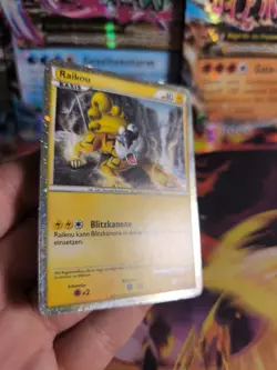Pokemon Karte Card Raikou HGSS Black Star Promo Heartgold Souls Holo Exc+ Swirl - Image 4