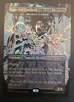 Cast-Off Consort - Bloodletter of Aclazotz Secret Lair Drop MTG Foil Near Mint - Image 1