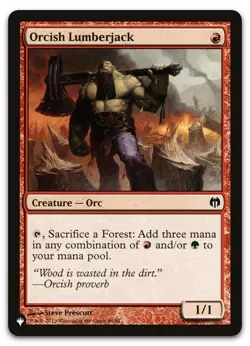 Orcish Lumberjack #44/81 (NM) List Reprints LIST LIST Magic MTG - Image 1