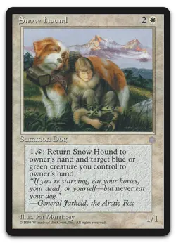 Snow Hound (NM) Ice Age ICE Magic MTG - Image 1