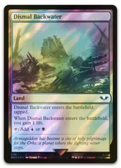 Dismal Backwater (Surge Foil) #276 (NM) Warhammer 40,000 40K Magic MTG - Image 1