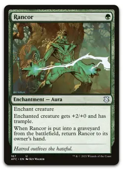 Rancor #167 (NM) Forgotten Realms AFC Magic MTG - Image 1