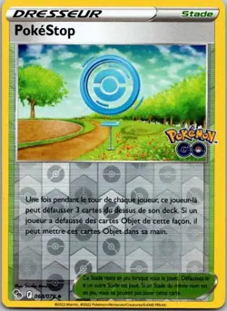 Carte Pokemon Dresseur Pokestop 068/078 Reverse - 2022 - Image 1