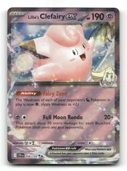 Lillie's Clefairy ex 056/159 - Journey Together - Pokemon Card NM/M - Image 1