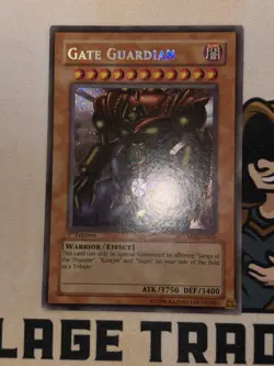 Yu-Gi-Oh Gate Guardian Set Metal Raiders MRD-E000 E025 E026 E027 1st Edition - Image 3