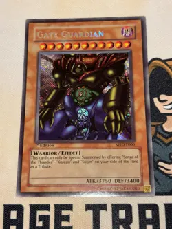 Yu-Gi-Oh Gate Guardian Set Metal Raiders MRD-E000 E025 E026 E027 1st Edition - Image 4