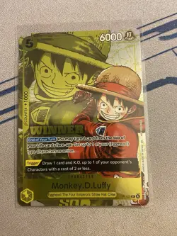 Monkey.D.Luffy (Winner Pack 2026 Vol. 2) P-106 One Piece Promotion Cards Foil - Image 1