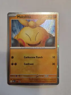 Makuhita Black Star Promo #68 Pokemon Perfect Order Cosmos Holo Card NM 💥 - Image 1