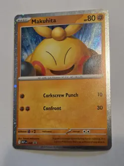 Makuhita Black Star Promo #68 Pokemon Perfect Order Cosmos Holo Card NM 💥 - Image 2