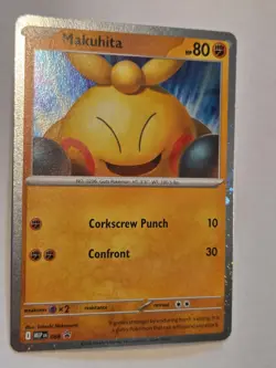 Makuhita Black Star Promo #68 Pokemon Perfect Order Cosmos Holo Card NM 💥 - Image 3