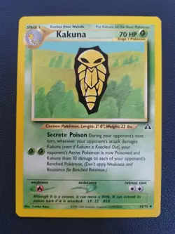 Pokemon Card Kakuna 41/75 Neo Discovery Uncommon - Image 1