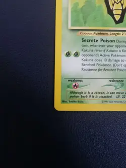 Pokemon Card Kakuna 41/75 Neo Discovery Uncommon - Image 4