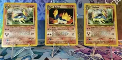 1995 Vintage Pokemon Lot (3) Quilava 47/111 (2) 46/111 (1) Lot of 3 Cards HP - Image 1