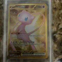 Pokemon TCG Mew EX 205/165 Scarlet & Violet 151 Holo Hyper Rare PSA 9 - Image 2