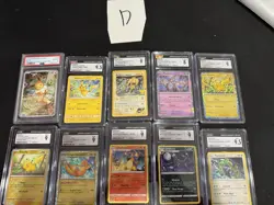 10 PSA CGC Graded Pokemon Lot 151 Mewtwo Umbreon Charizard Etb Mcdonalds Pikachu - Image 1