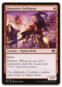 Monastery Swiftspear #119 (NM) Double Masters 2022 2X2 Magic MTG - Image 1