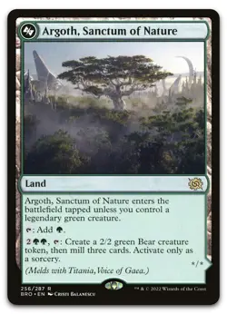 Argoth, Sanctum of Nature #256 (NM) Brothers' War BRO Magic MTG - Image 1