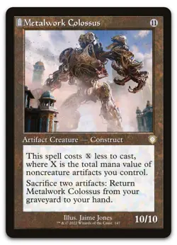 Metalwork Colossus (Retro Frame) #147 (NM) Brothers' War BRC Magic MTG - Image 1