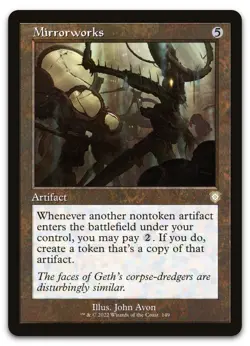 Mirrorworks (Retro Frame) #149 (NM) Brothers' War BRC Magic MTG - Image 1